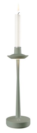 Villeroy & Boch Aarhus tölthető asztali lámpa-gyertyatartó 30 cm, kültéri/beltéri használatra, olivazöld 97043