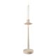 Villeroy & Boch Aarhus tölthető asztali lámpa-gyertyatartó 30 cm, kültéri/beltéri használatra, bézs 97044