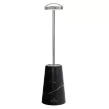 Villeroy & Boch Siena asztali lámpa, fekete/króm 97052
