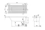 Villeroy & Boch Targa Plus akril kád 160x70 cm, fényes fehér UBA167NES2V-01