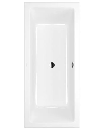 Villeroy & Boch Targa Plus Duo akril kád 180x80 cm közép lefolyóval, fényes fehér UBA180NES2V-01