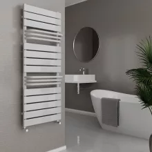  Wasserburg Plana Plus White törölközőszárító acél radiátor 128,8x50 cm, fehér 20.25905W