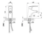 Wellis Bellini bidé csaptelep ACS0213