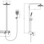 Wellis Imber intelligens termosztátos zuhanyrendszer ACS0305