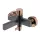 Wellis Umbra matt fekete/ rose gold kádcsaptelep ACS0308