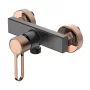 Wellis Umbra matt fekete/rose gold zuhanycsaptelep ACS0309