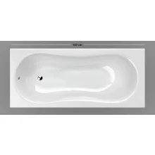Wellis Aral egyenes kád 160x75 lábbal AK00548