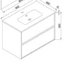Wellis Ginger 80 mosdó WB00291