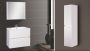 Wellis Elois 140 függesztett magas szekrény, magasfényű lakkozott fehér WB00316