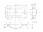 Wellis Almeria 40 kézmosó 40x22 cm WB00350