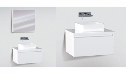 Wellis Elois White 60 1 fiókos fali mosdópult szekrény WB00351
