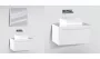 Wellis Elois White 60 1 fiókos fali mosdópult szekrény WB00351