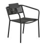 Wellis Messina kerti szék, antracit WB00416