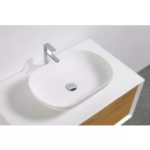   Wellis Miletos pultra ültethető porcelán mosdó, matt fehér WB00433