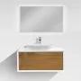 Wellis Miletos pultra ültethető porcelán mosdó, matt fehér WB00433
