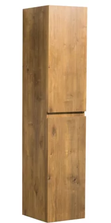 Wellis Monaco 2 ajtós függesztett magas szekrény 35x160 cm, melamin tölgy WB00524