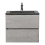 Wellis Mallorca 60 matt fekete quartz sand mosdó klikk-klakk leeresztővel WB00526