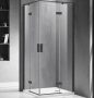 Wellis Murano két nyílóajtós szögletes zuhanykabin 90x90x195 cm, Easy Cleannel WC00420