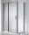 Wellis Triton Black 120x80 nyílóajtós, fekete zuhanykabin, Easy Clean bevonattal WC00480