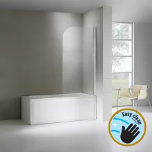   Wellis Edge nyitható kádparaván 85x145 cm Easy Clean bevonattal WC00484 (WC00328)