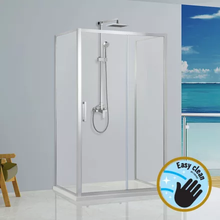 Wellis Premier fix oldalfal zuhanyajtóhoz 90cm - Easy Clean bevonattal WC00518