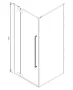 Wellis Mika zuhanykabin 90x90 füst üveggel és gun metal grey profilszínnel