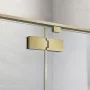 Wellis Mika zuhanykabin 120x90 füst üveggel, brushed gold profilszín WC00571