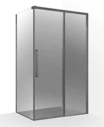 Wellis Clara tolóajtó részlet gun metal grey profilszínnel