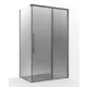 Wellis Clara tolóajtó részlet gun metal grey profilszínnel