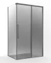 Wellis Clara tolóajtó részlet gun metal grey profilszínnel