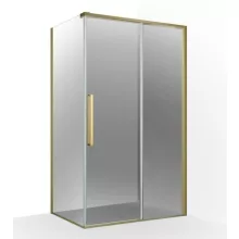 Wellis Clara tolóajtó részlet brushed gold profilszínnel