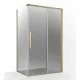 Wellis Clara tolóajtó részlet brushed gold profilszínnel