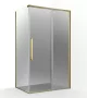 Wellis Clara tolóajtó részlet brushed gold profilszínnel