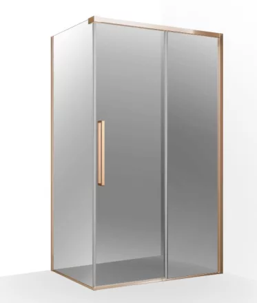Wellis Clara tolóajtó részlet brushed rose gold profilszínnel