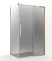 Wellis Clara tolóajtó részlet brushed rose gold profilszínnel