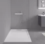 Wellis Ergo Nova kőhatású műmárvány zuhanytálca 90x90 cm fehér WC00576