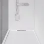Wellis Ergo Nova kőhatású műmárvány zuhanytálca 90x90 cm fehér WC00576