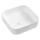 Wellis Azalea matt fehér pultra építhető porcelán mosdótál WF00086