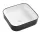 Wellis Azalea matt fekete-fehér pultra építhető porcelán mosdótál WF00088