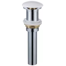   Wellis Click-Clack leeresztő túlfolyó nélkül, fényes fehér WF00103