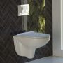 Wellis Bella Rimless fali WC csésze ülőkével, tartállyal és szögletes nyomólappal WF00121