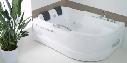 Wellis Dublo E-Max Touch 180 Hidromasszázs kád csaptelep nélkül WK00005-7