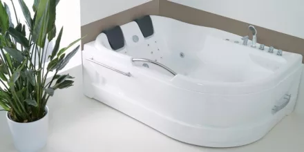 Wellis Dublo E-Max Touch 180 Hidromasszázs kád Retro csapteleppel WK00005-7R