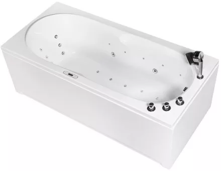 Wellis Malawi E-Max 170 hidromasszázs kád Retro csapteleppel balos WK00149-1