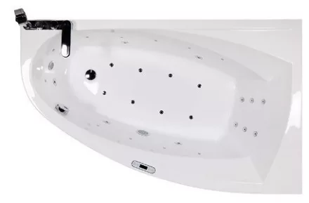 Wellis Matana E-Max 160 Hidromasszázs kád Flipper csapteleppel jobbos WK00157-1