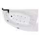 Wellis Matana E-Max 160 Hidromasszázs kád Flipper csapteleppel jobbos WK00157-1