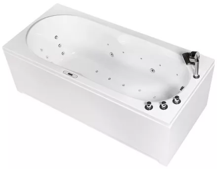 Wellis Malawi E-Drive 170 hidromasszázs kád csaptelep nélkül balos WK00164-1