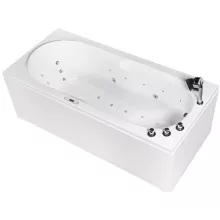   Wellis Malawi E-Max 170 hidromasszázs kád csaptelep nélkül balos WK00165-1