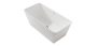 Wellis Carib White Matt öntött márvány szabadon álló kád 167,5x85 cm WK00182