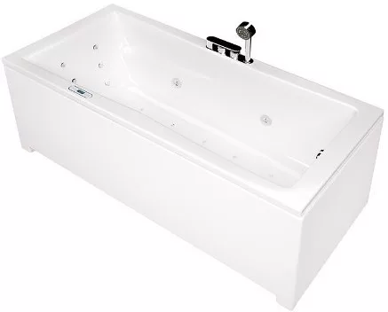 Wellis Huron E-Drive 180 hidromasszázs kád Flipper csapteleppel balos WK00196